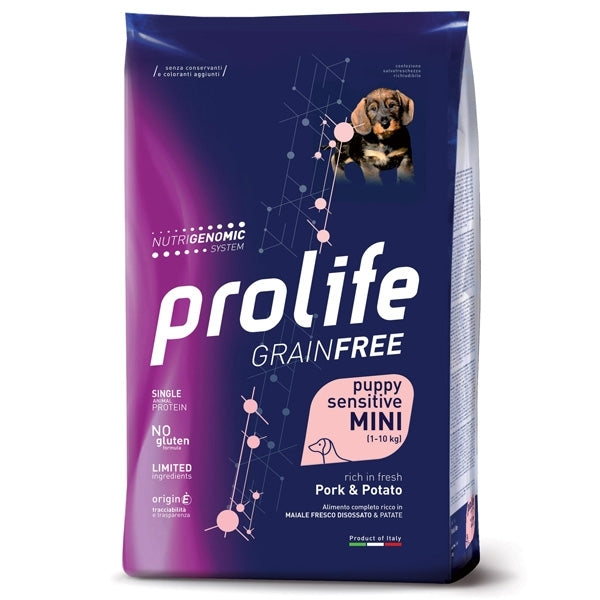 Prolife Puppy Grain Free Mini Maiale Patate 2kg Prolife Puppy Grain Free Mini Maiale Patate 2kg